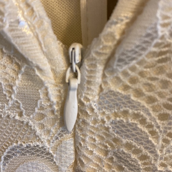 Kate Kasin Lace Cocktail Dresses for Women A-Line Keyhole Short Formal Dress - Picture 3 of 12